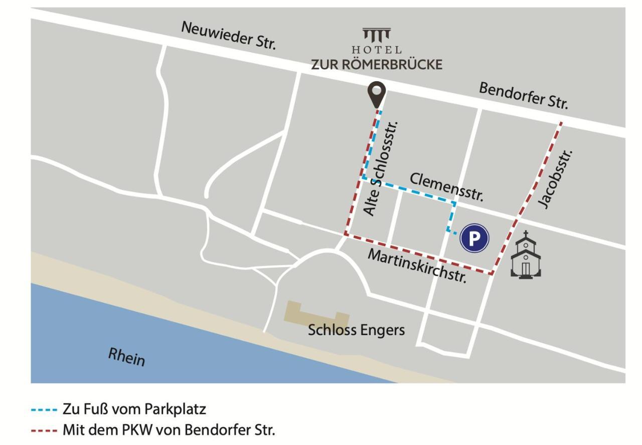 Hotel Zur Roemerbruecke Neuwied Eksteriør billede